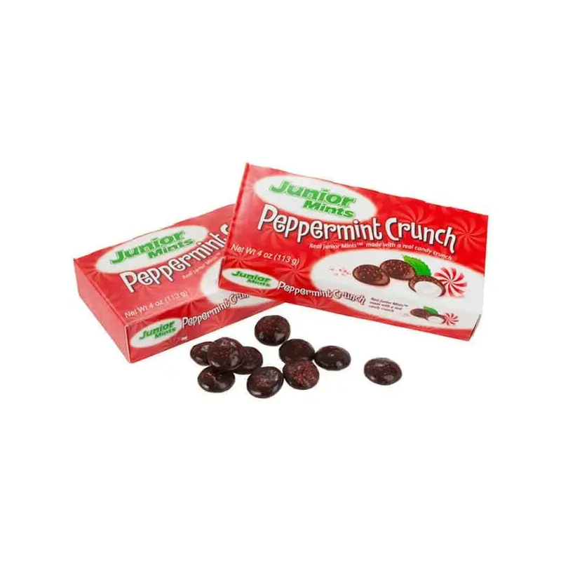 Junior Mints Peppermint Crunch 3.5-Ounce Packs: 12-Piece Box