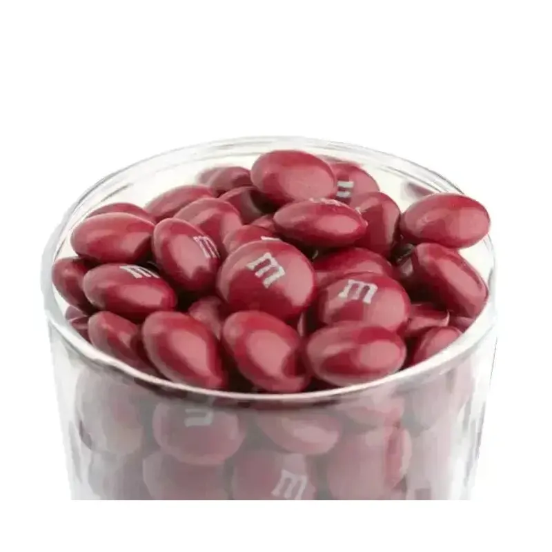 M&M's Milk Chocolate Candy - Maroon: 10LB Bag