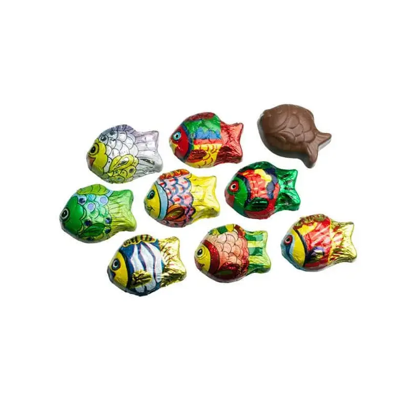 Madelaine Foiled Milk Chocolate Tropical Fish: 5LB Box