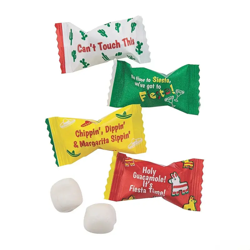 Mexican Fiesta Wrapped Butter Mint Creams: 108-Piece Bag