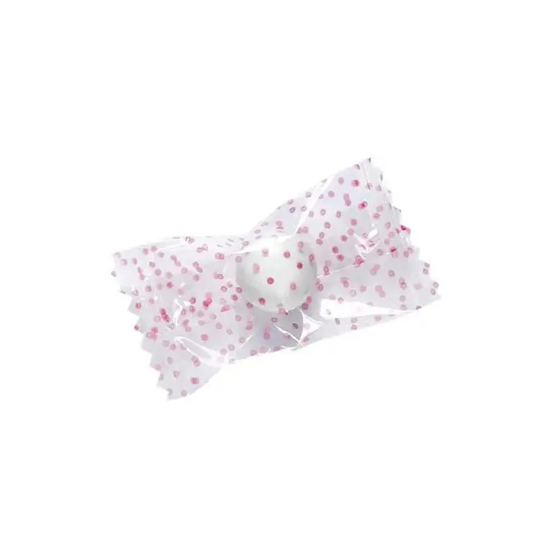 Mint Balls in Pink Dots Wrappers: 1000-Piece Case