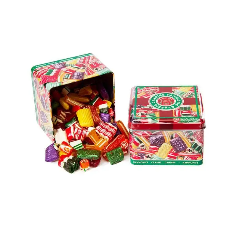 Old Time Christmas Mix Candy 16-Ounce Tin: 12-Piece Case