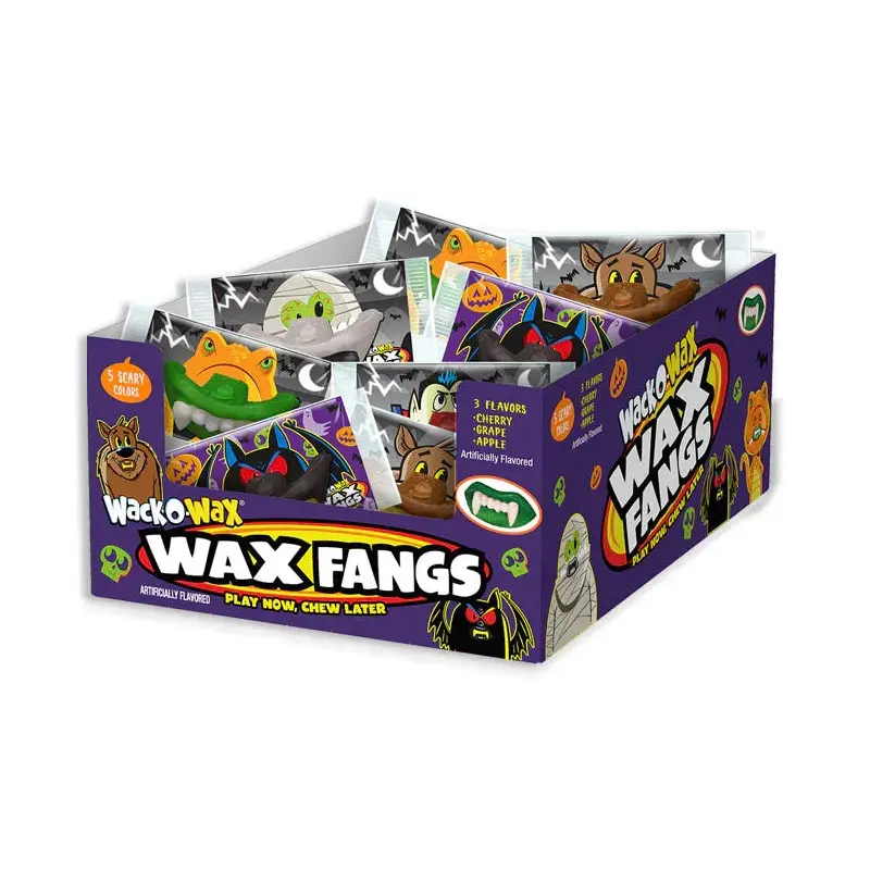 Wax Fangs Halloween Candy: 24-Piece Box