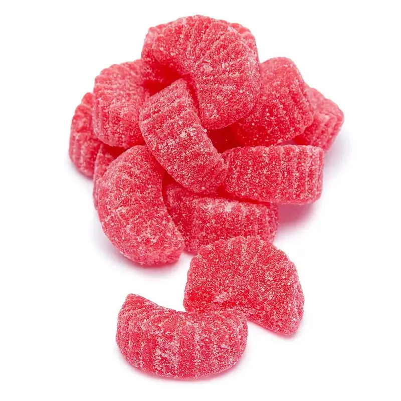Cherry Slices Jelly Candy Wedges: 15LB Box