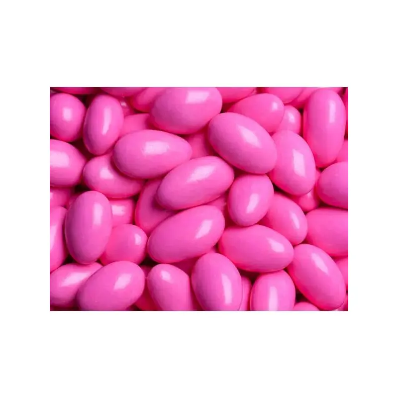 Koppers Chocolate Jordan Almonds - Pink: 5LB Bag