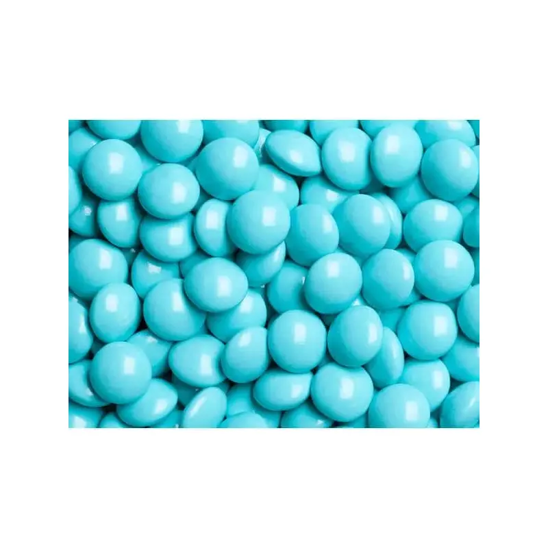 Koppers Milk Chocolate Gems - Pastel Blue: 5LB Bag
