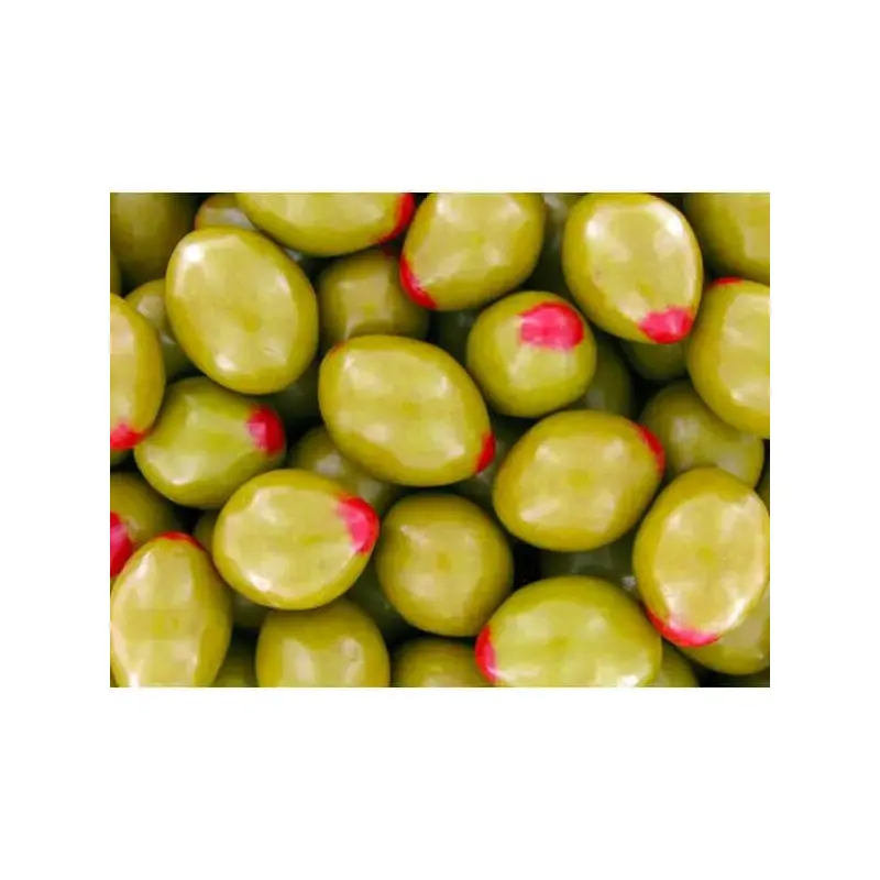 Koppers Pimento Olives Chocolate Covered Almonds Candy: 5LB Bag