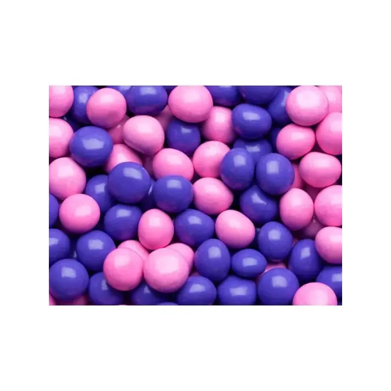 Koppers Pink & Purple Chocolate Crisps Candy Balls: 5LB Bag