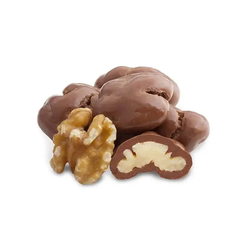 Milk Chocolate Covered Walnuts Candy: 2LB Bag