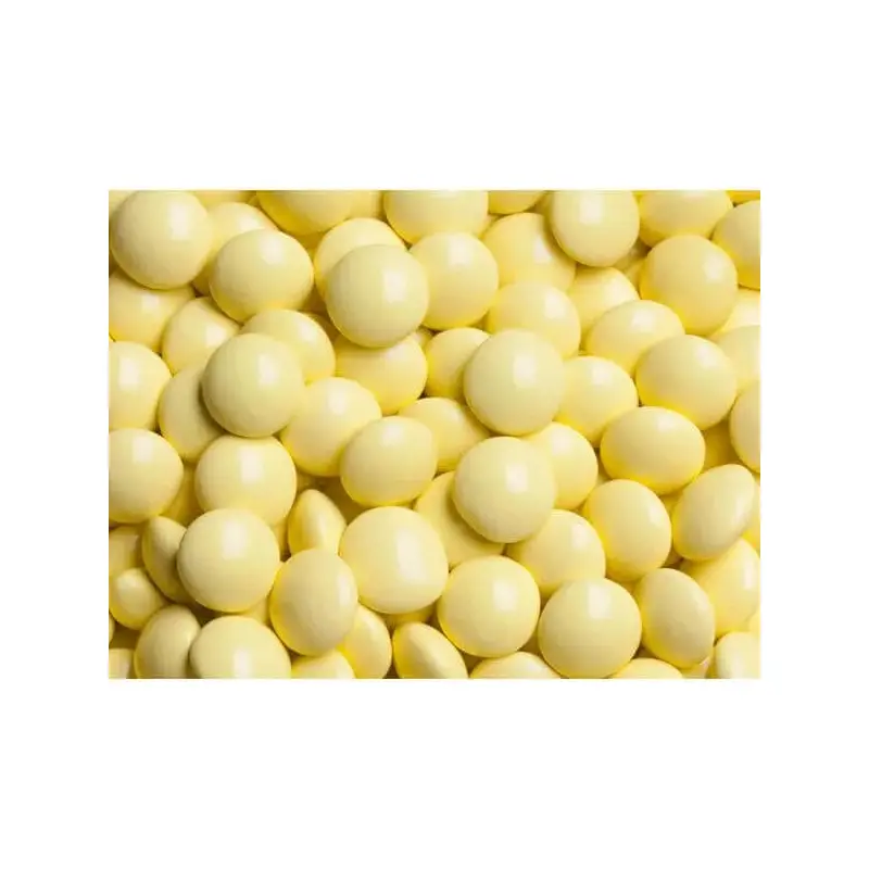 Milk Chocolate Gems - Pastel Yellow: 2LB Bag