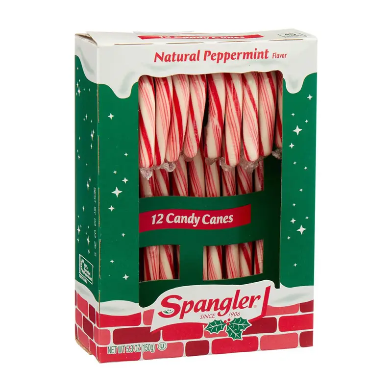 Peppermint Candy Canes: 144-Piece Case
