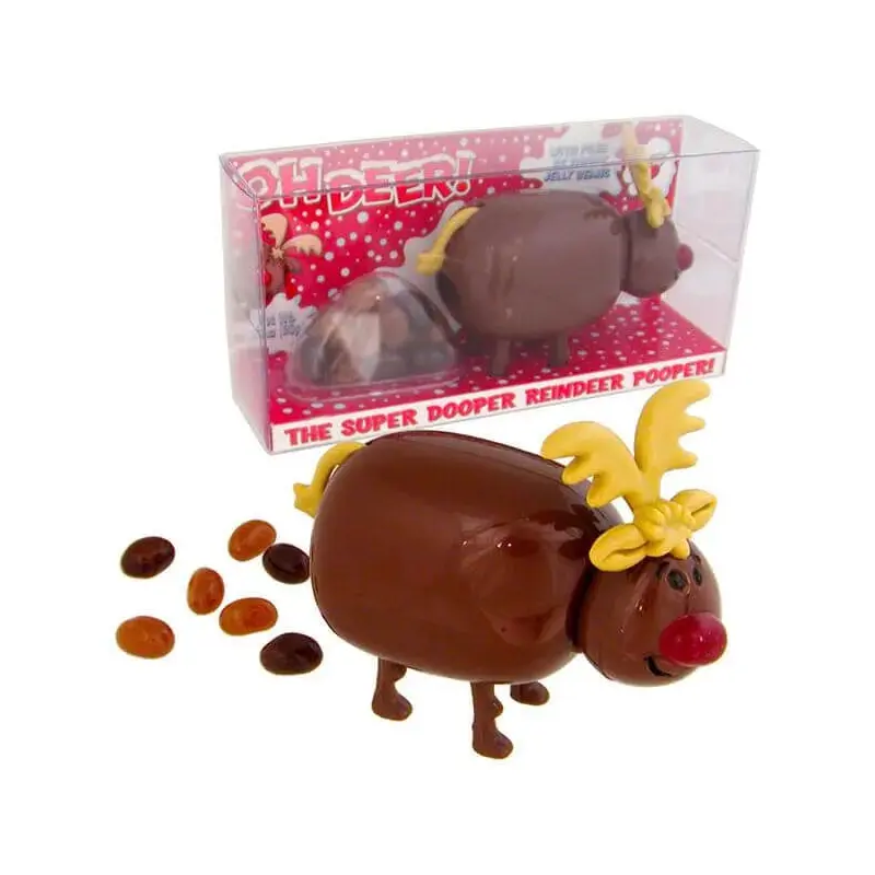 Pooping Reindeer Jelly Bean Dispenser