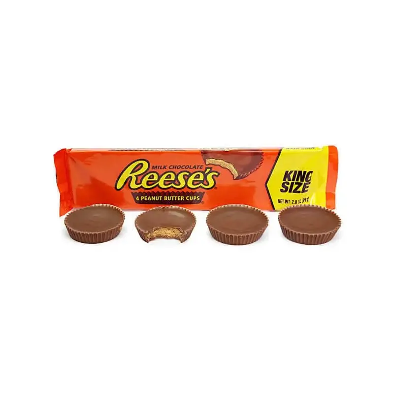 Reese's Peanut Butter Cups Candy King Size Packs: 24-Piece Box