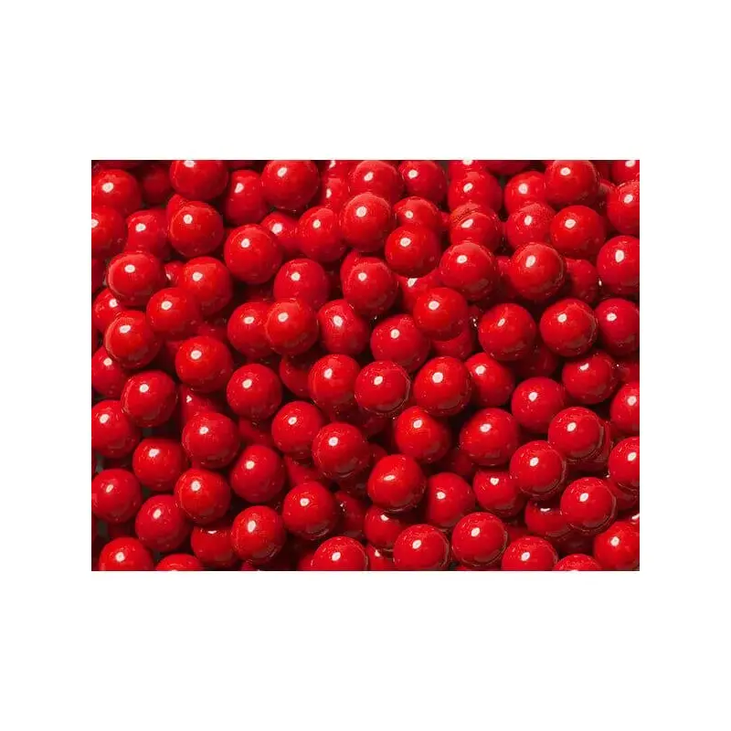 Sixlets Mini Milk Chocolate Balls - Red: 2LB Bag
