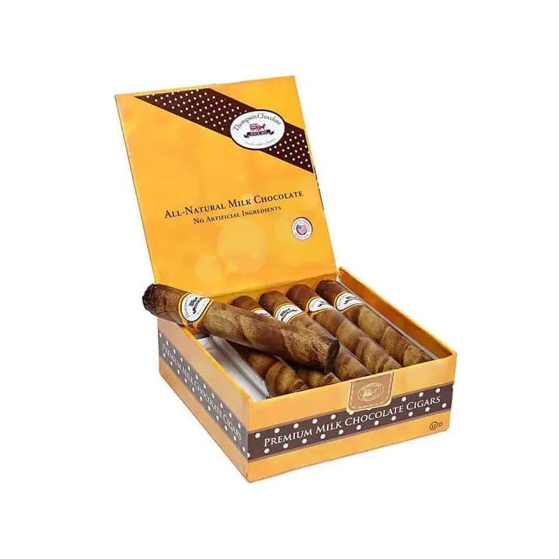 Thompson Milk Chocolate Cigars - Everyday: 12-Piece Box