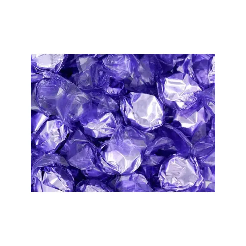 Wrapped Hard Candy Ovals - Lavender Purple - Grape: 5LB Bag