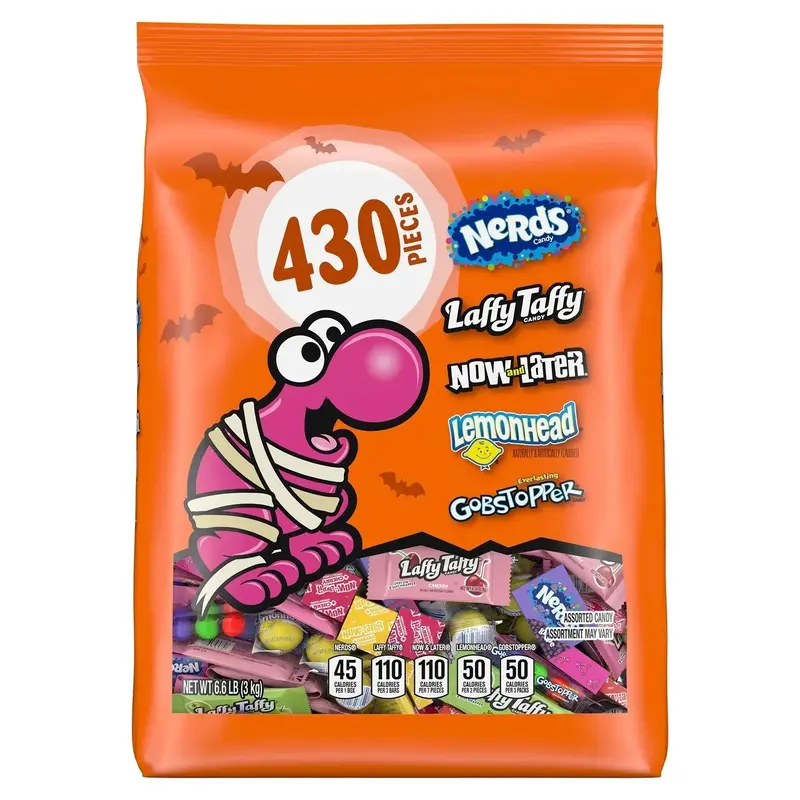 Nerds Classic Bulk Halloween Candy Assortment: 430-Piece Bag