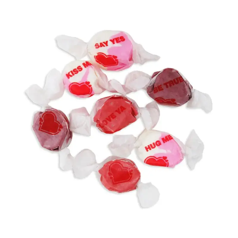 Romantic Sweet Talkin' Heart Taffy: 3LB Bag