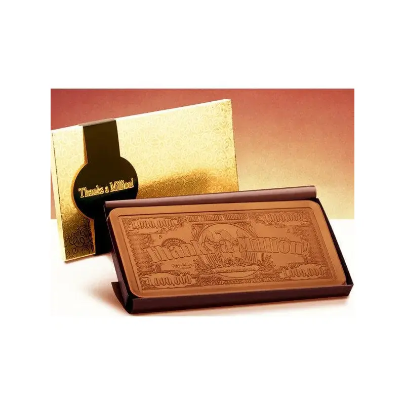 Thanks a Million Giant 2-Pound Chocolate Bar Gift Box