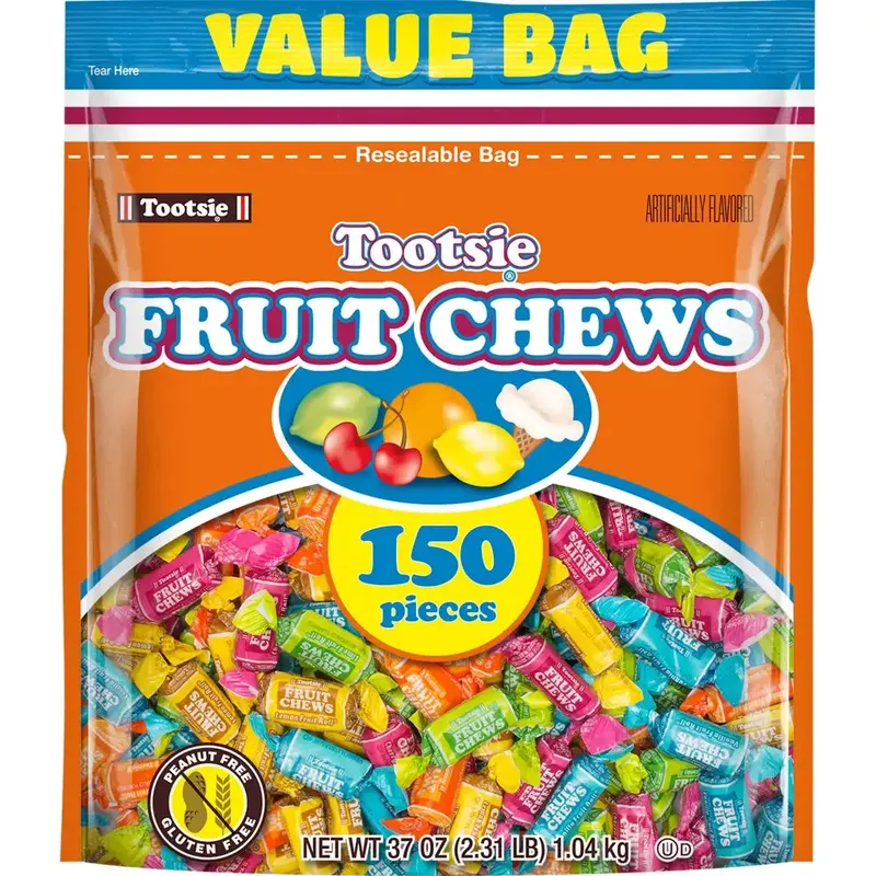 Tootsie Fruit Rolls Candy: 150-Piece Bag