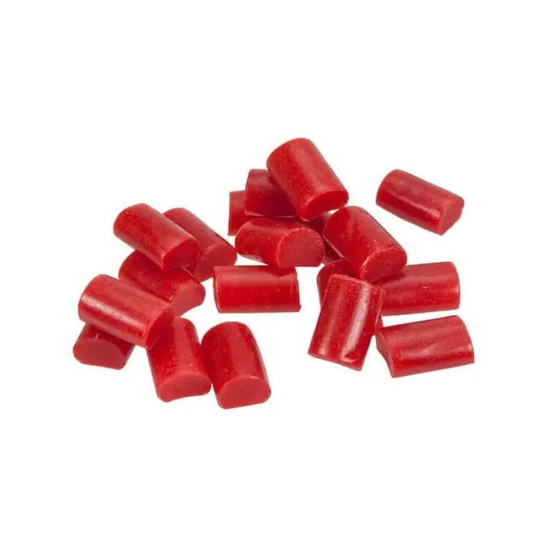 Twizzlers Nibs Licorice Bits - Red: 5LB Case