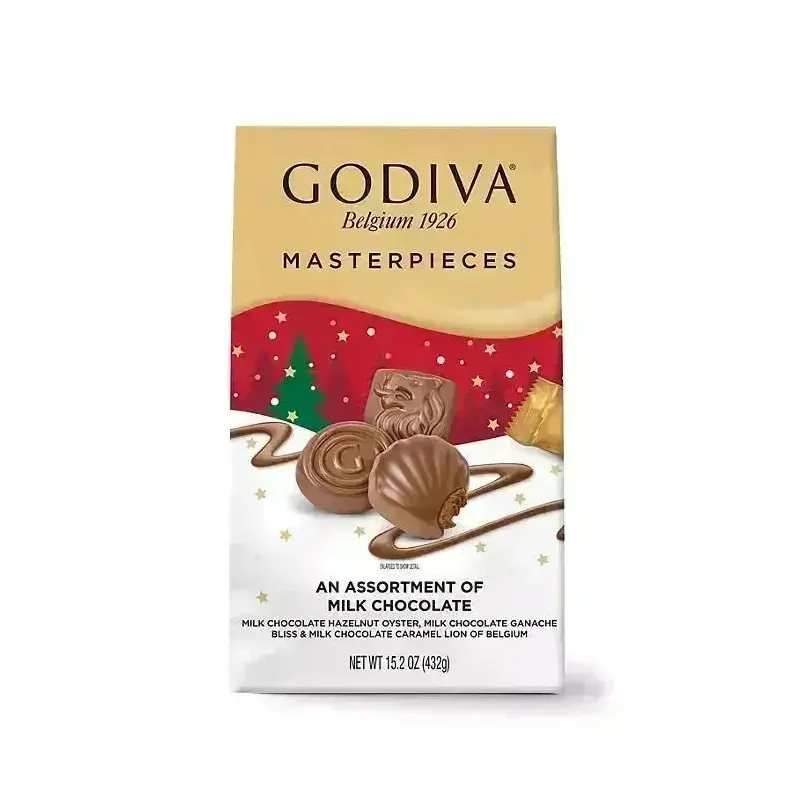 Godiva Holiday Masterpieces Assorted Milk Chocolate: 15-Ounce Bag