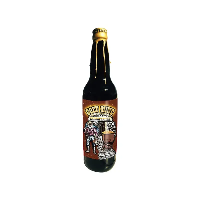 Gold Mine Soda - Sarsaparilla: 24-Piece Case