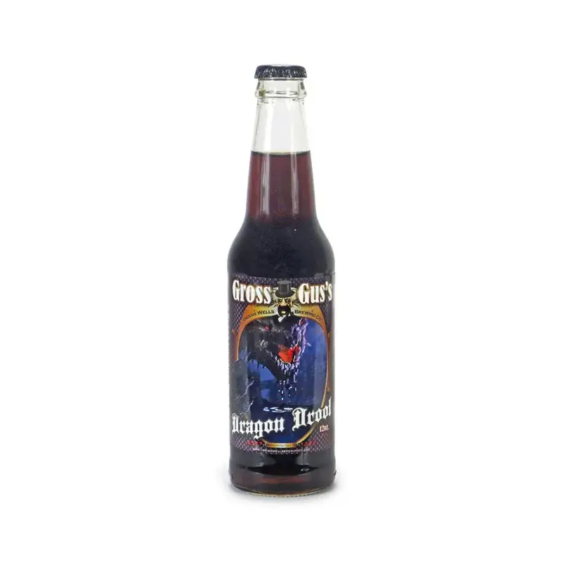 Gross Gus - Dragon Drool Black Licorice Soda: 24-Piece Case