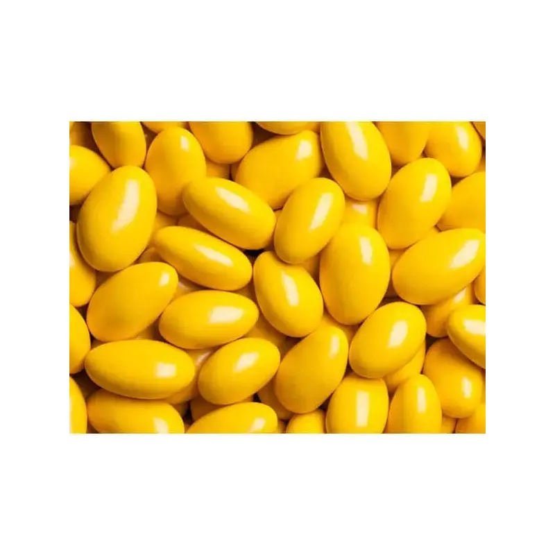 Koppers Chocolate Jordan Almonds - Yellow: 5LB Bag