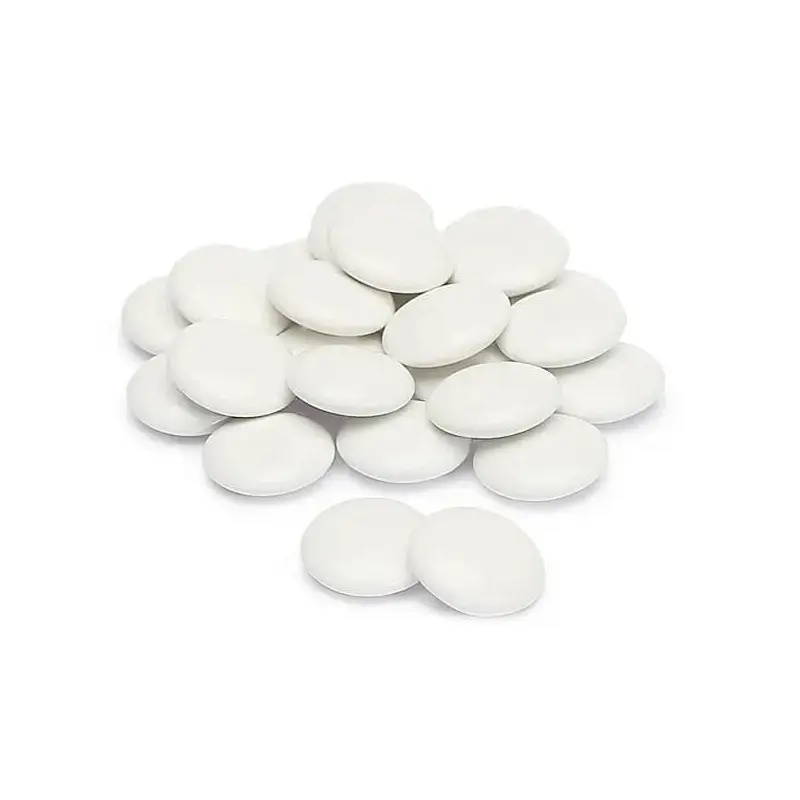 Koppers White Mint Dark Chocolate Discs: 5LB Bag