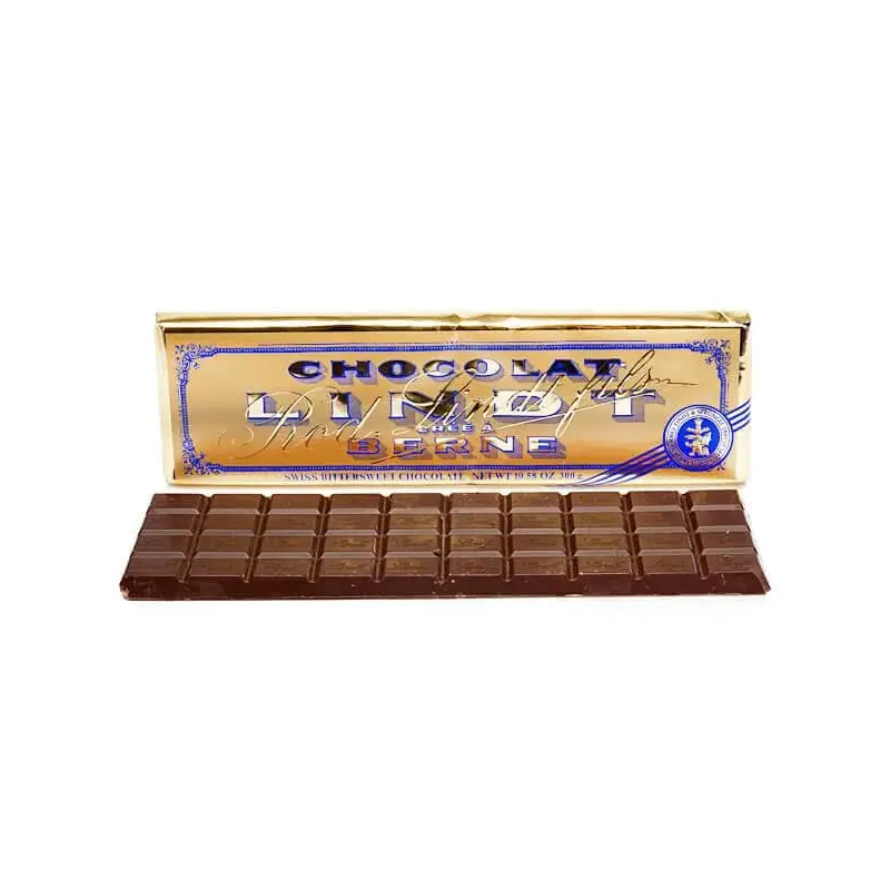 Lindt 10.5-Ounce Chocolate Gold Bars - Surfin' Bittersweet: 10-Piece Case