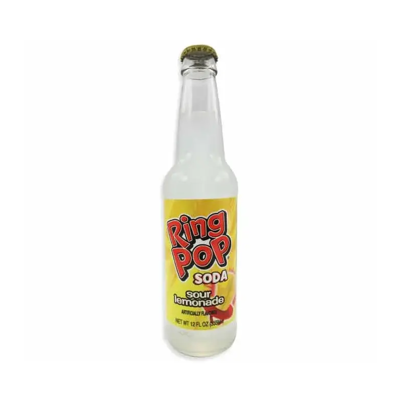 Ring Pop Sour Lemonade Soda: 24-Piece Case
