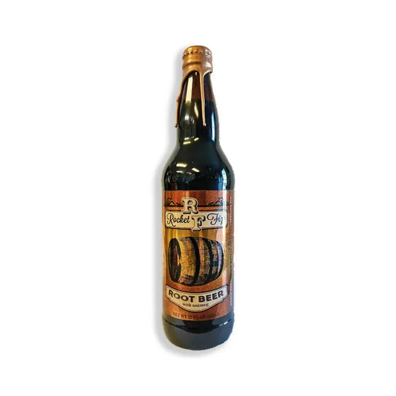 Root Beer with Nutmeg and Wax Dipped Lid Soda: 24-Piece Case