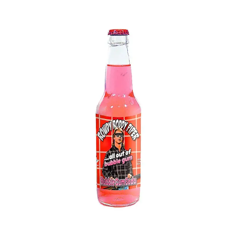 Rowdy Roddy Piper Bubble Gum Soda: 24-Piece Case