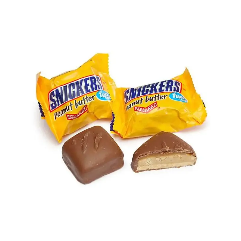 Snickers Peanut Butter Squared Fun Size Candy Bars: 12-Piece Bag