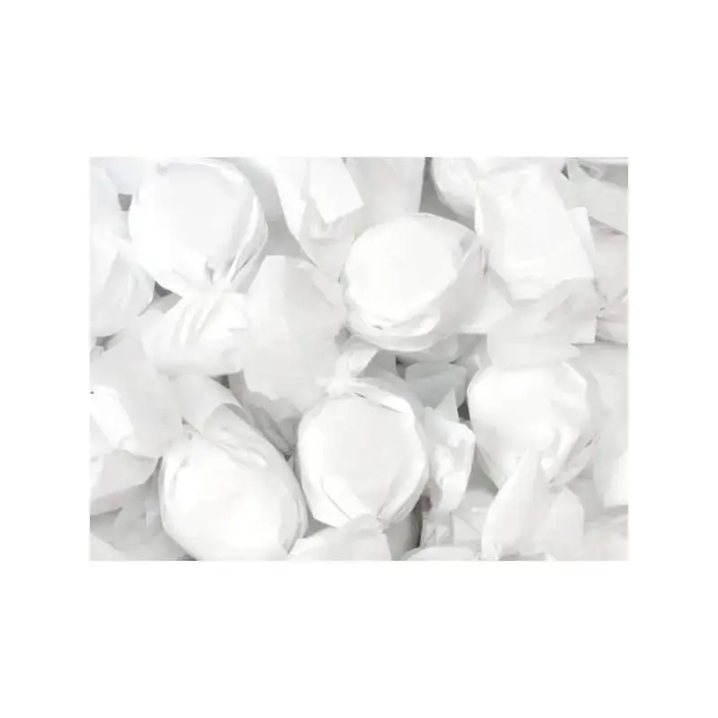 Wrapped Hard Candy Ovals - White - Pina Colada: 5LB Bag