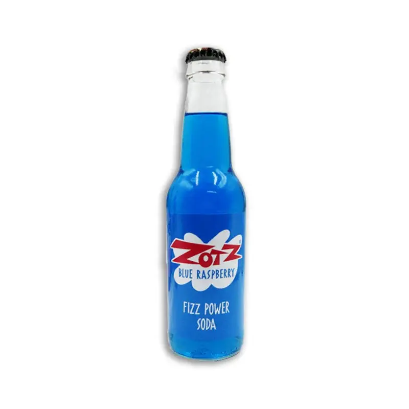 Zotz Blue Raspberry Soda: 24-Piece Case