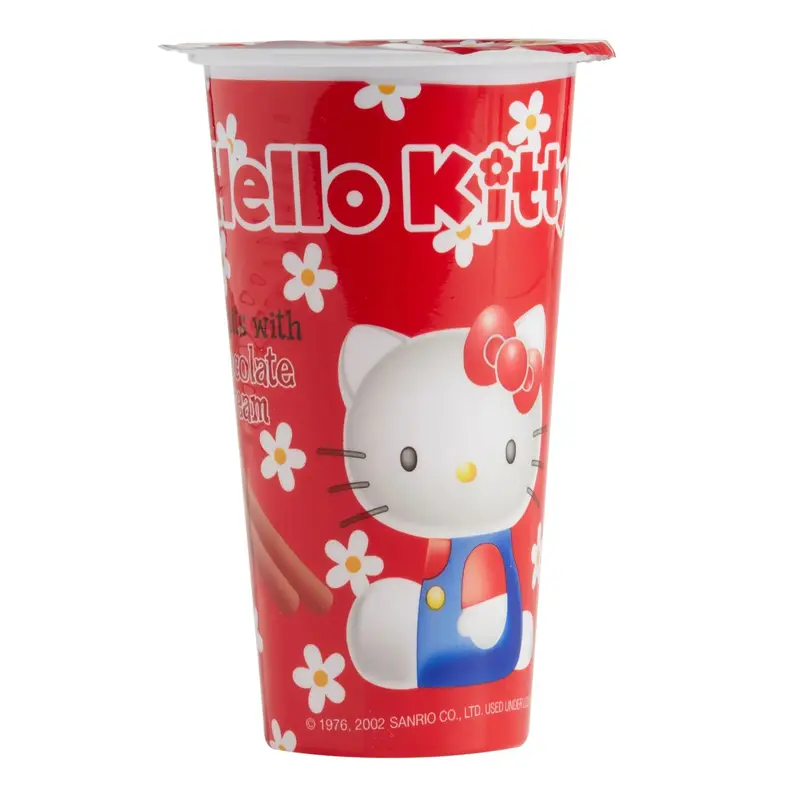Hello Kitty Biscuit and Chocolate Dip Cup: 8-Piece Box