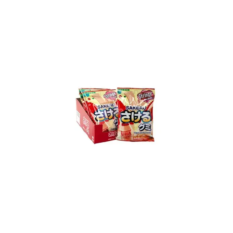Sakeru Yogurt Drink Gummy Peg Bag: 10-Piece Box