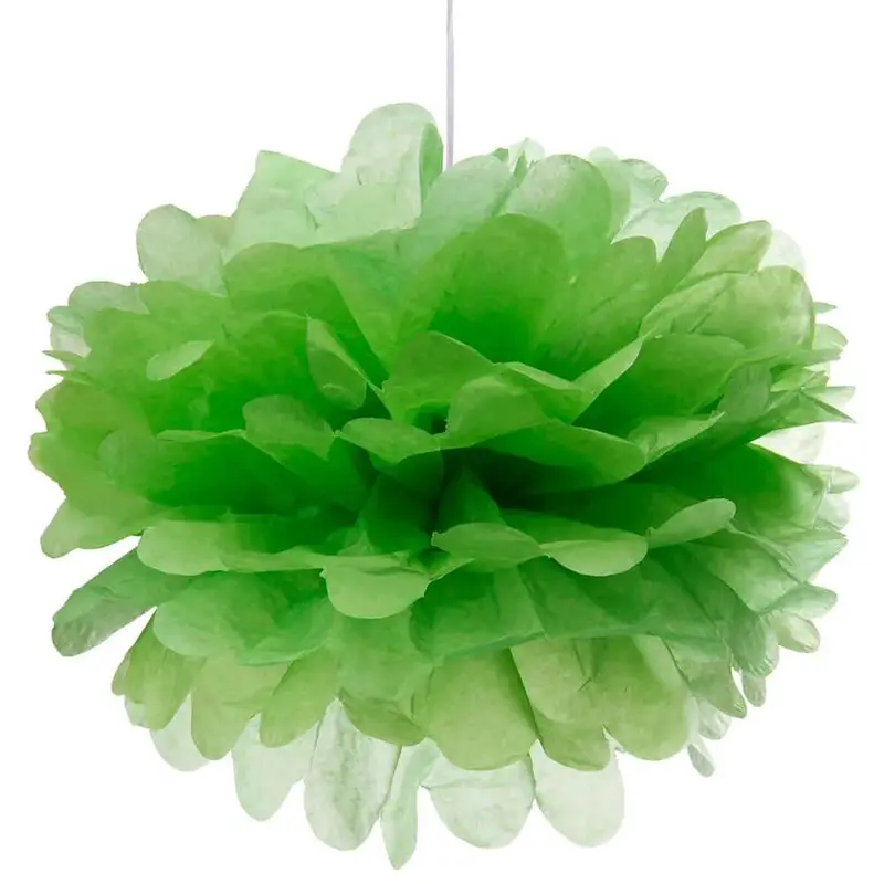 Tissue Paper 8-Inch Pom Pom - Jasmine Green