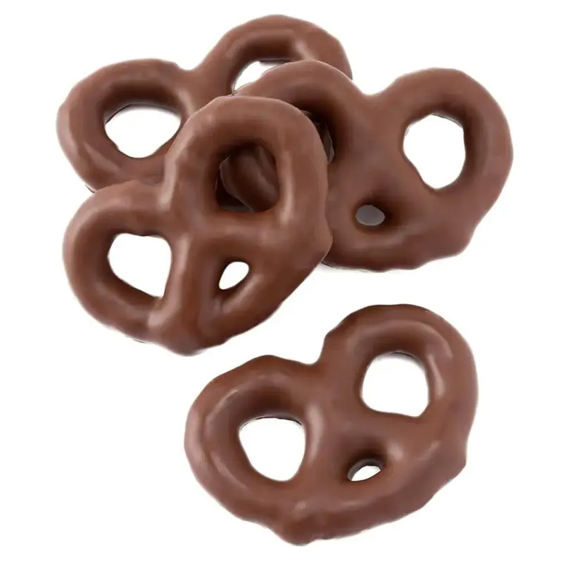 Asher's Milk Chocolate Covered Mini Pretzels: 4LB Box