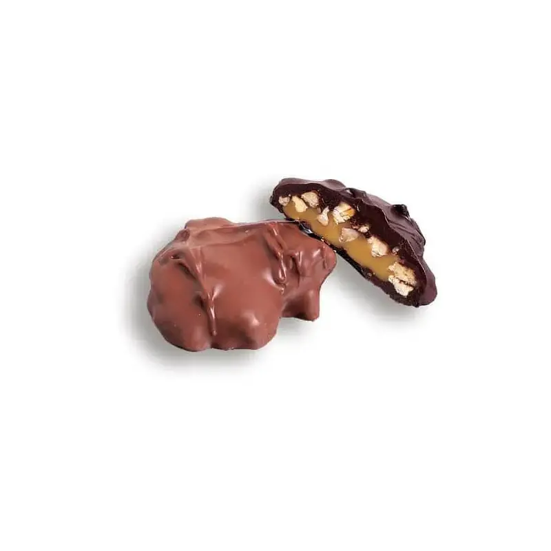 Asher's Sugar Free Milk Chocolate Pecan Caramel Patties: 6LB Box