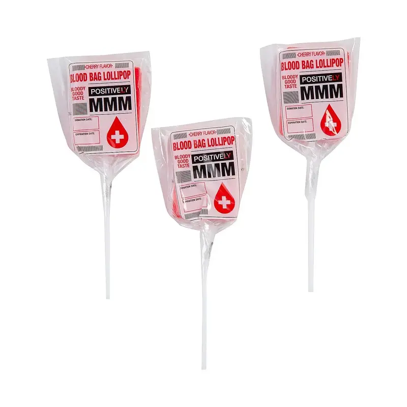 Blood Bag Lollipops: 30-Piece Bag
