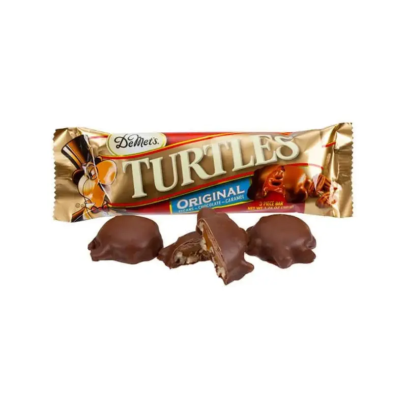 DeMet's Turtles Chocolate Candy Bars: 24-Piece Box