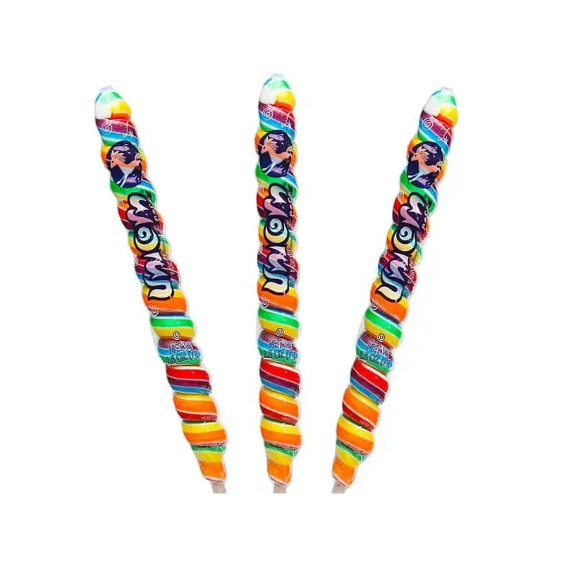 Unicorn Pops 2.5-Ounce Twist Suckers - Rainbow: 36-Piece Case
