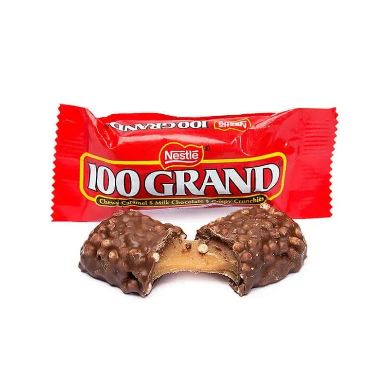 100 Grand Fun Size Candy Bars: 72-Piece Case