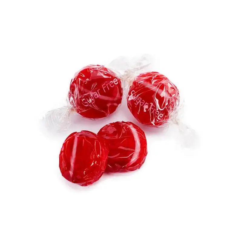 Atkinson Sugar Free Hard Candy Buttons - Cherry: 5LB Bag