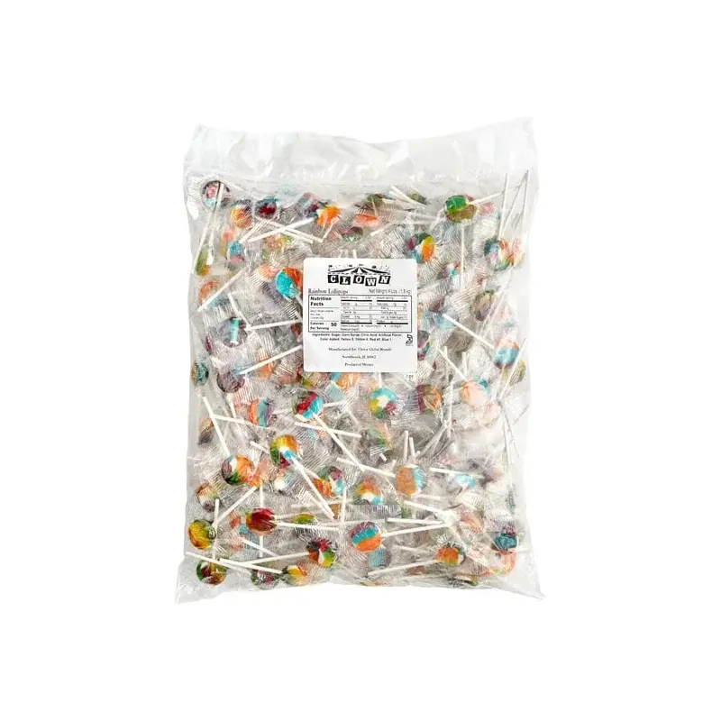 Clown Pops Rainbow Lollipops: 1170-Piece Case