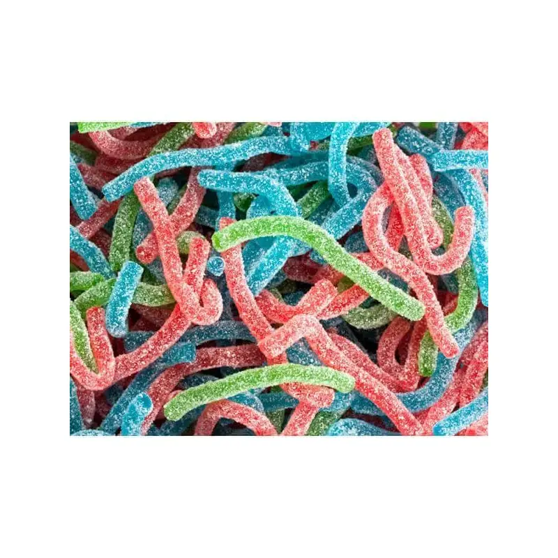 Haribo Gummy Sour Spaghetti Candy: 3.75LB Box