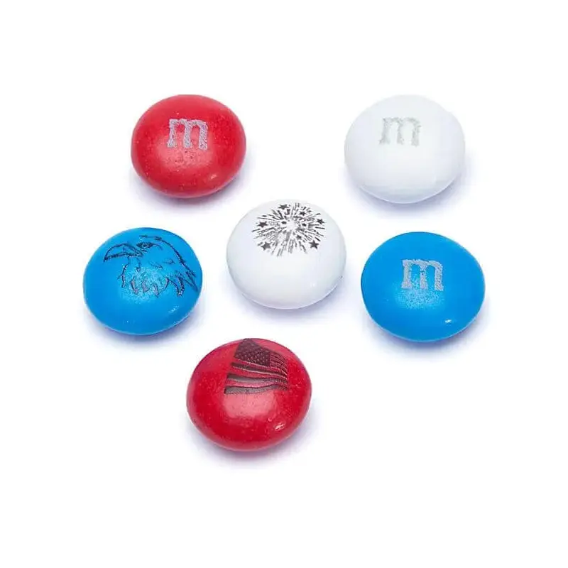 M&M's Milk Chocolate Candy - USA Freedom: 2LB Bag